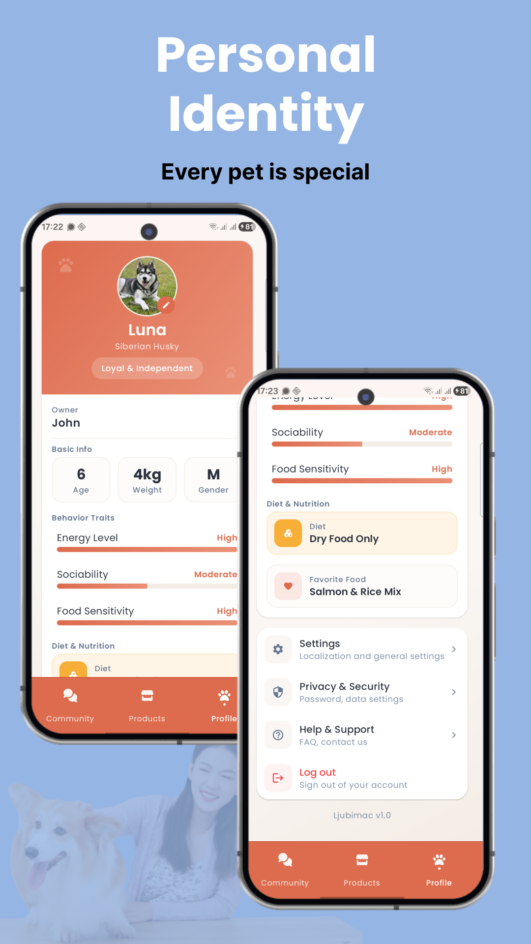Identitail App - Pet Profile